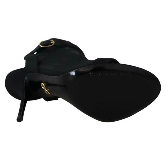 Dolce and Gabbana mesh sock ankle strap heel sandals - Picture 9 of 11